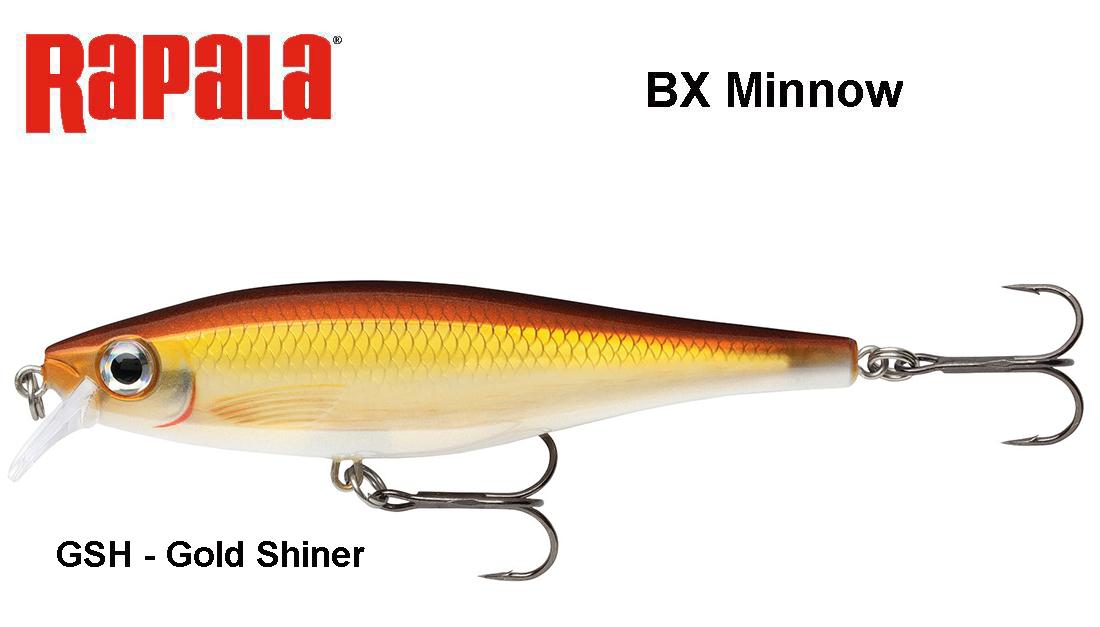 Vobleris Rapala BX Minnow BXM Gold Shiner 7 cm