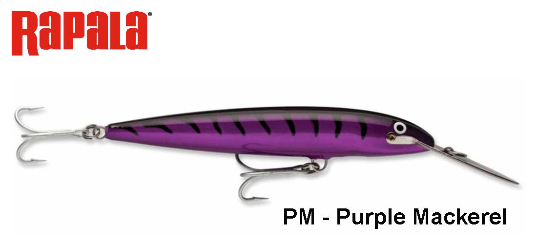 Vobleris Rapala Countdown Magnum CDMAG PM Purple Mackerel 18 cm