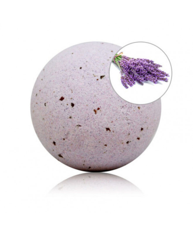 TALOKA - LAVENDER SCENTED BATH BOMB WITH ROSE PETALS