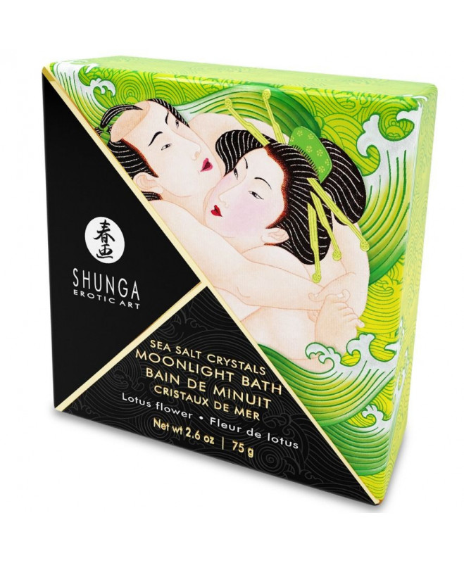 SHUNGA LOTUS FLAVORED BATH OR SALTS 75 GR