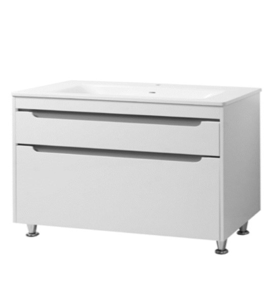 Komplektas spintelės ir praustuvo VALENCIA GREY TNB-2D100cm