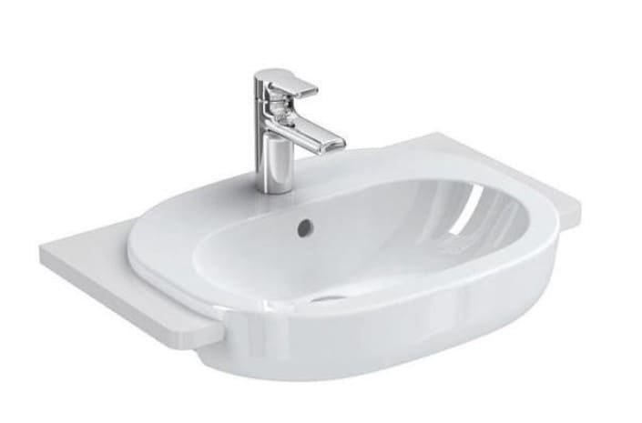 Pusiau įmontuojamas praustuvas Ideal Standard, Active, 55 cm