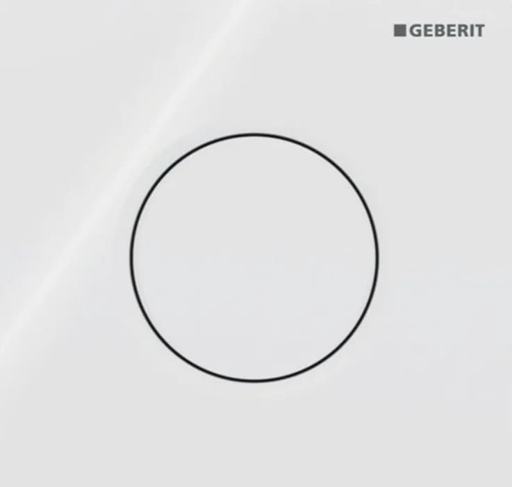 Pisuaro klavišas Geberit, SIGMA 01, apvalus baltas