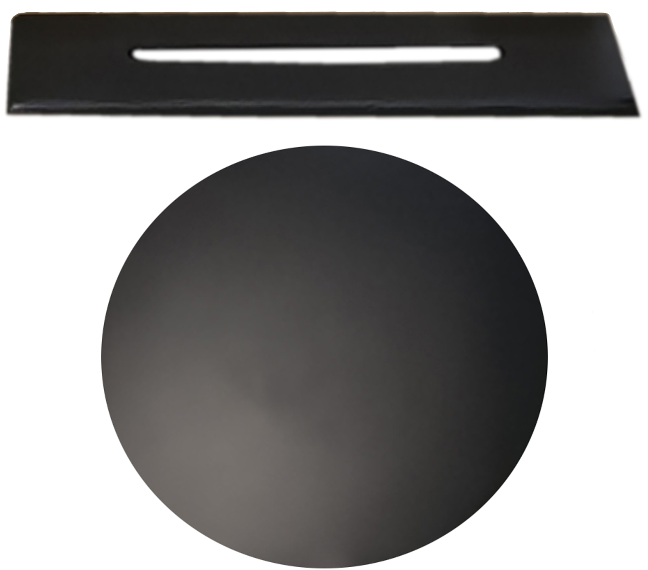 Detalė vonios sifono apdailos Mat black