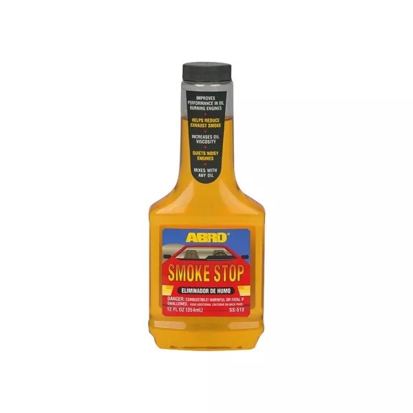 Variklio alyvos priedas automobiliui Smoke stop 354 ml ABRO