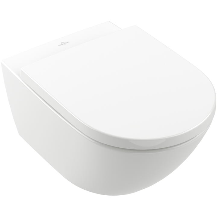 Villeroy&Boch Subway 3.0 Twist flush pakabinamas klozetas su soft close dangčiu