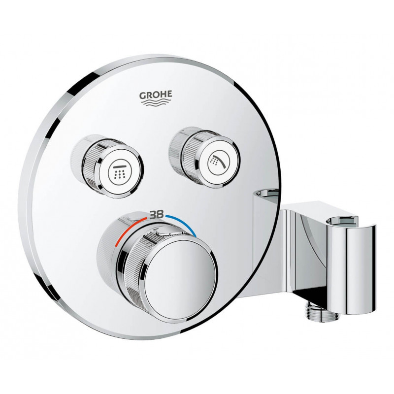 Potinkinis termostatinis maišytuvas Grohe Grohtherm SmartControl 2 krypčių išbėgimas