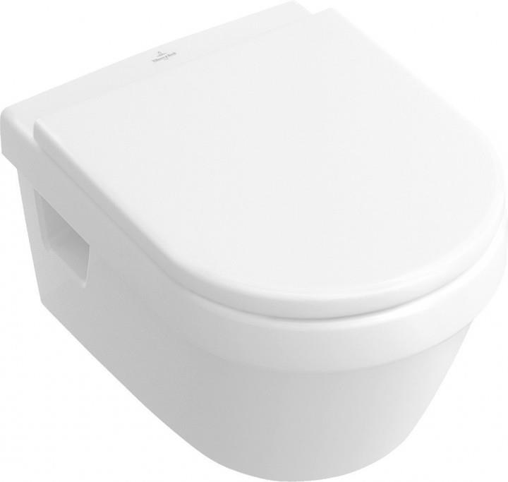 Pakabinamas klozetas Villeroy&Boch Architectura rimless (be nuplovimo lanko) su DirectFlush ir su soft close dangčiu