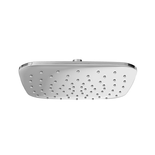 983.00 / 983.10 kvadratinė dušo galvutė ABS, chromo, balta&nbsp; | 983.10 kvadratine dušo galvutė (balta, 250 mm)