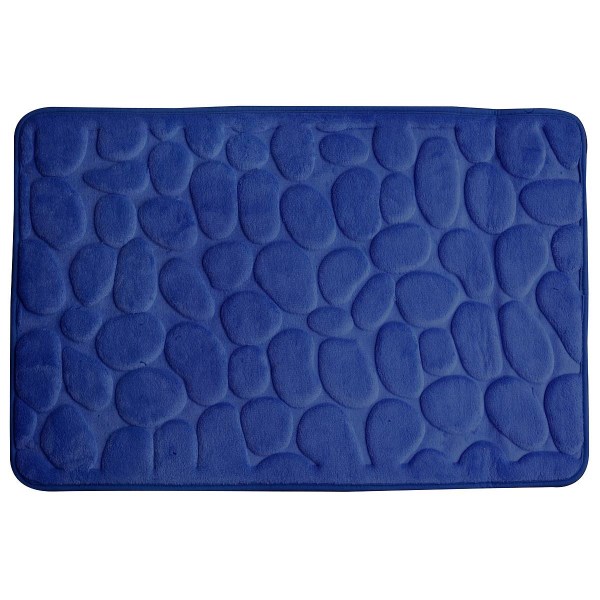 Kilimėlis voniai poliesterio Rimini 60 x 95 cm mėlynas