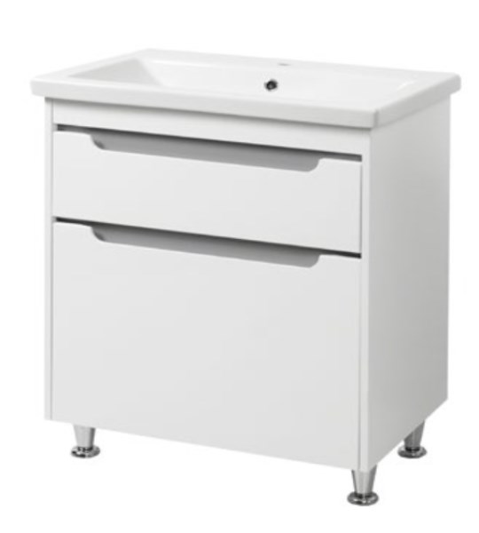 Vonios komplektas spintelės ir praustuvo VALENCIA GREY TNB-2D 60 cm