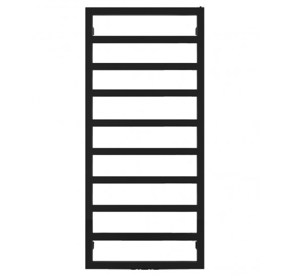 Terma Grid rankšluosčių džiovintuvas 111x50 cm, juodos matinės spalvos : Džiovintuvo aukštis - 1110 mm, Džiovintuvo plotis - 500 mm, Spalva - Juoda matinė
