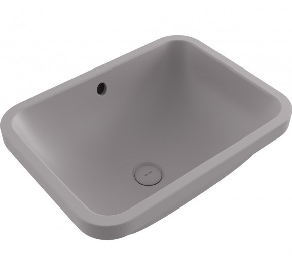 Bocchi Scala 550x410 po stalviršiu montuojamas praustuvas, pilkos matinės spalvos : Spalva - Pilka matinė