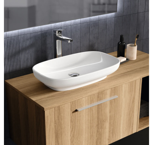 Ideal Standard i.life B pastatomas praustuvas voniai 60 cm, baltos blizgios spalvos : Spalva - Balta blizgi