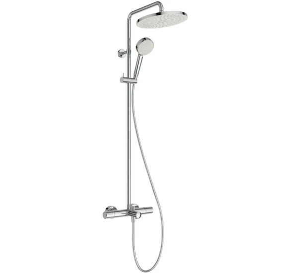 Ideal Standard Ceratherm T25N virštinkinė termostatinė dušo/vonios sistema, chromo spalvos : Spalva - Chromas