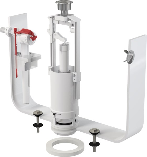 Klozeto bakelio mechanizmas su stop funkcija 3/8 SA 2000 Alcaplast