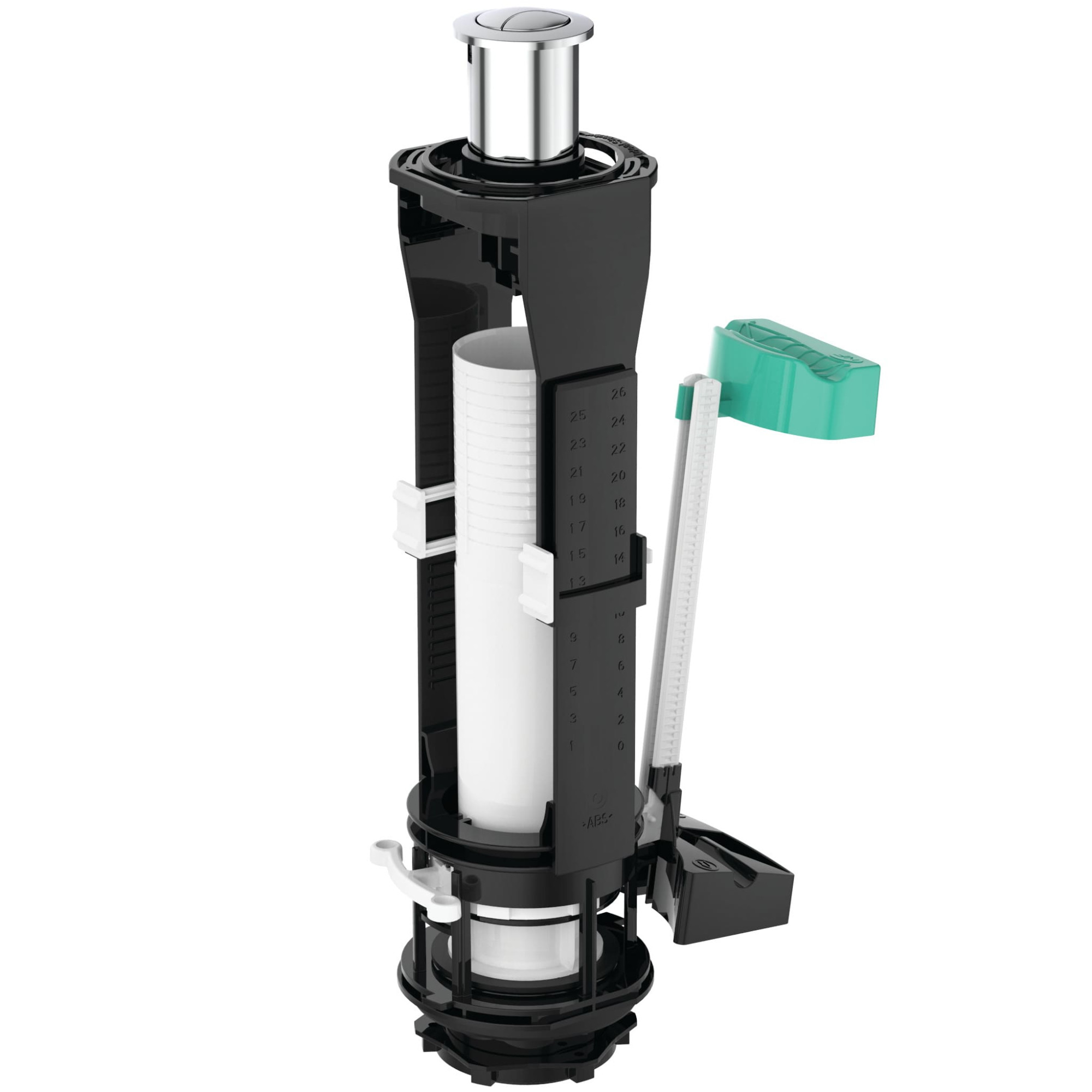 WC nuleidimo mechanizmas Ideal Standard, su dvigubu nuleidimu