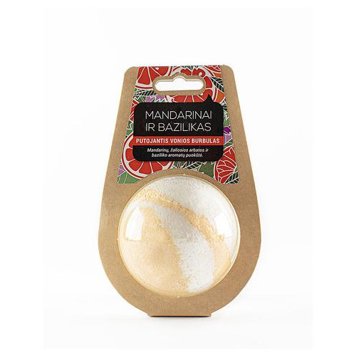 Acappella Bath Bubble Putojantis vonios burbulas, Mandarin and Basil