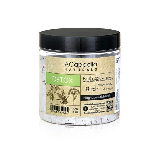Acappella Naturals Bath Salt Vonios druska, Detoksikuojanti