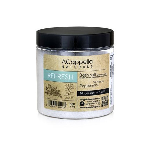 Acappella Naturals Bath Salt Vonios druska, Atgaivinanti