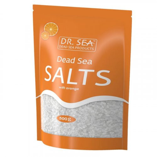 Dr. Sea Dead Sea Salts with Orange Negyvosios jūros druska voniai su apelsinais, 500g