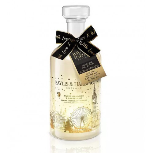 Baylis & Harding Sweet Mandarin & Grapefruit Luxury Light Up Creme Bath Bubbles Vonios putos, 500ml