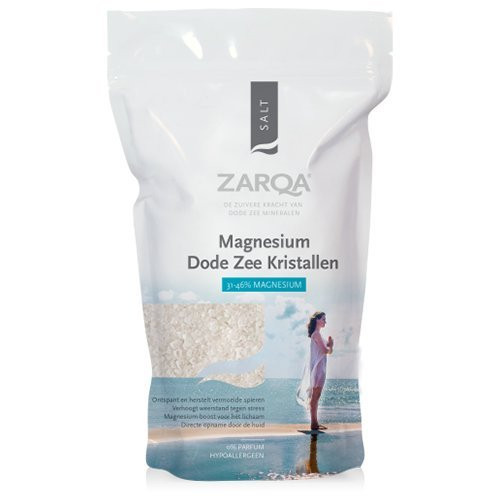 Zarqa Dead Sea Salt With Pure Magnesium Crystals Negyvosios jūros druska su grynais magnio kristalais, 1kg
