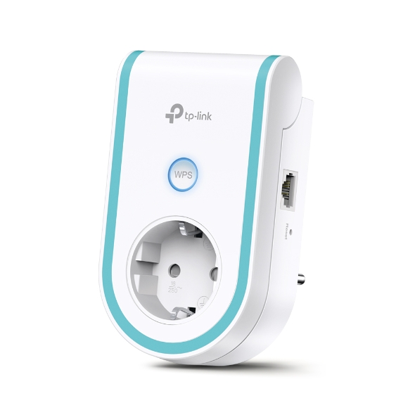 Belaidės prieigos taškas TP-LINK Extender RE365 802.11ac, 2.4GHz/5GHz, 300+867 Mbit/s, 10/100 Mbit/s, Ethernet LAN (RJ-45) ports 1, Antenna type 2xExternal, with AC Passthrough