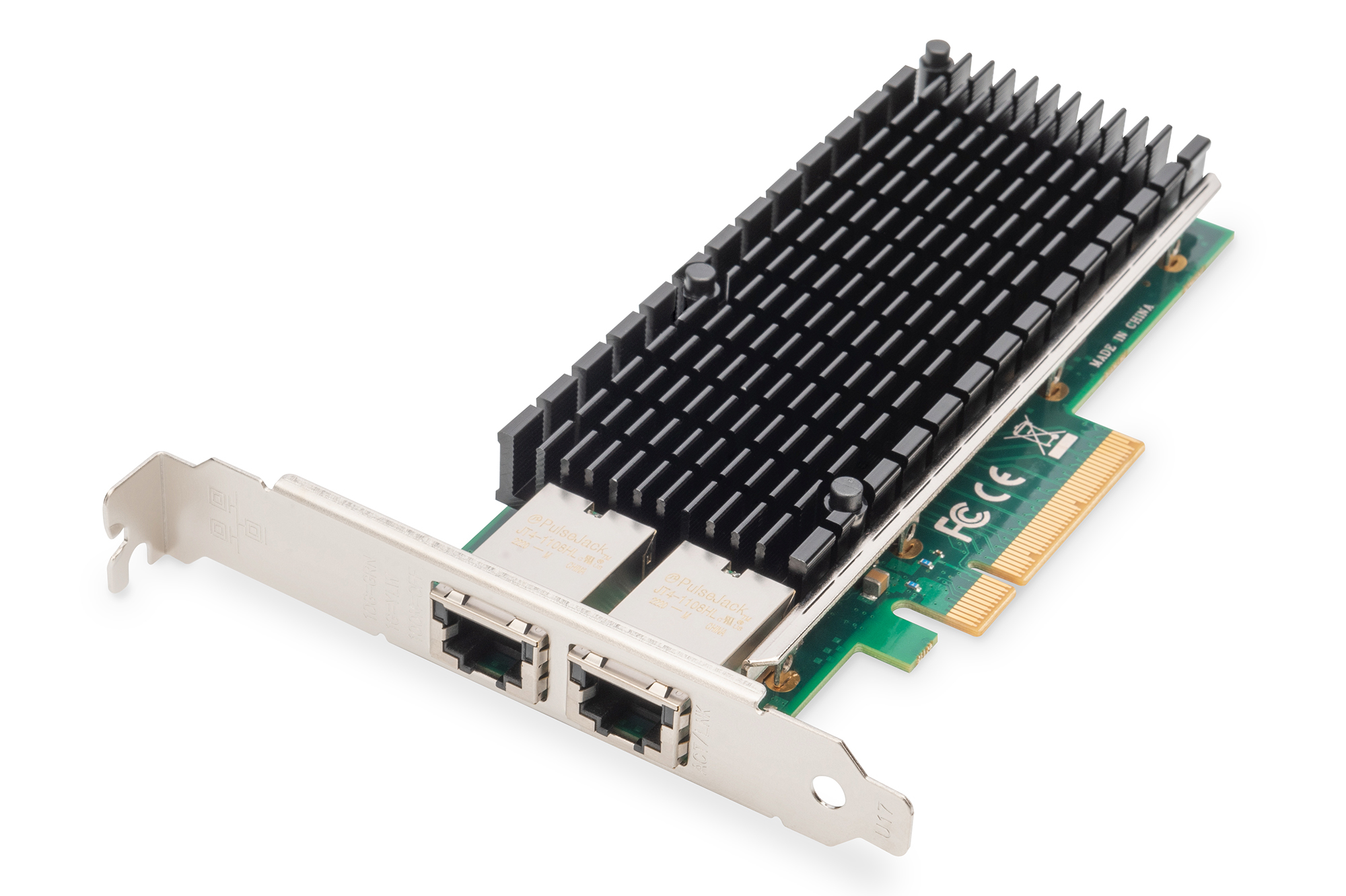 Tinklo adapteris Digitus PCI Express x1, Ethernet, Fast Ethernet, Gigabit Ethernet, 10 Gigabit Ethernet