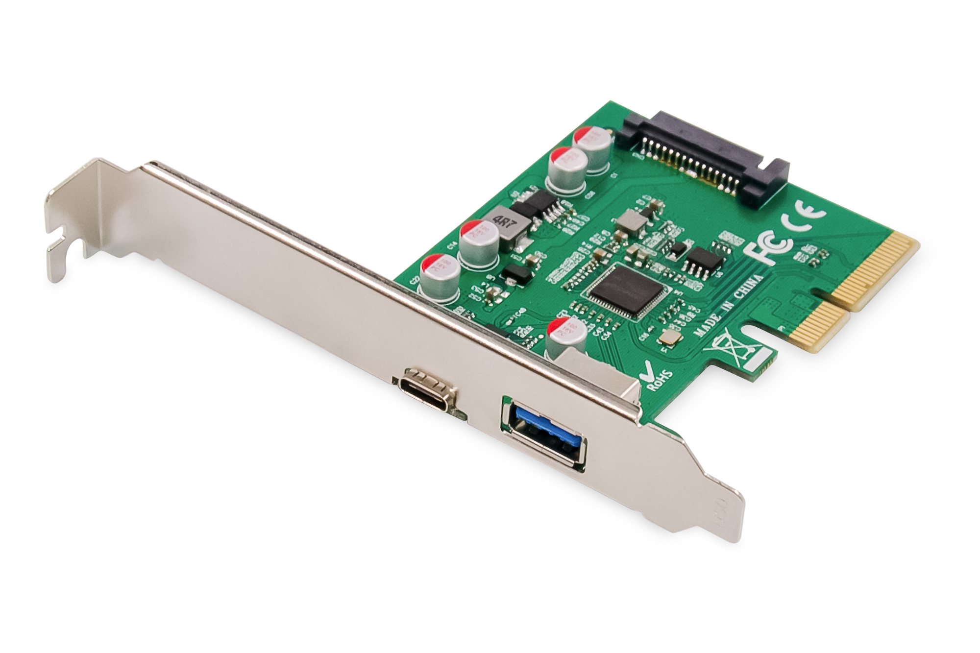 Adapteris Digitus DS-30225, PCI Express 2.0 x4, 10 Gbps