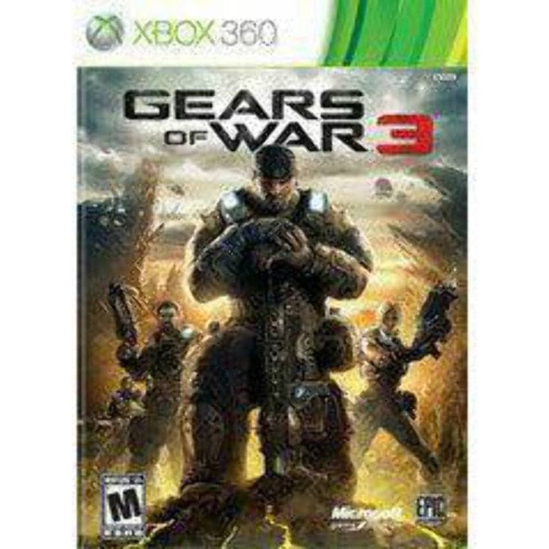 GEARS OF WAR 3 XBOX 360  naudotas