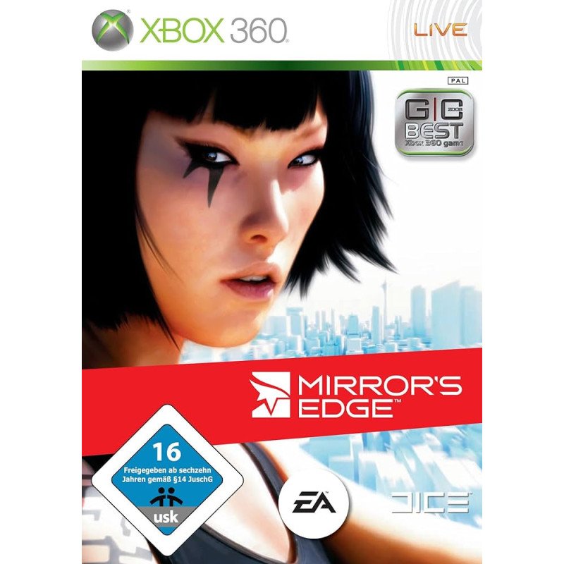 MIRROR'S EDGE XBOX 360  naudotas