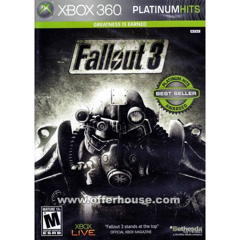 FALLOUT 3 XBOX 360  naudotas