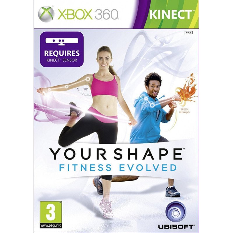 YOUR SHAPE: FITNESS EVOLVED XBOX 360 naudotas