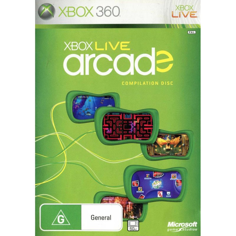 XBOX LIVE ARCADE : COMPILATION DISC XBOX 360 naudotas