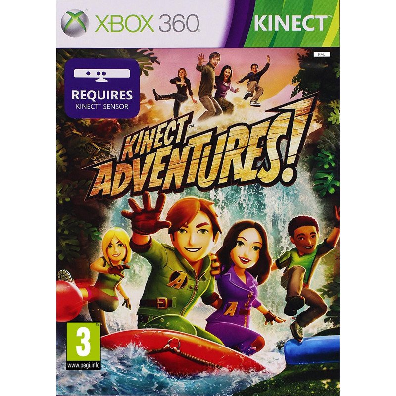 KINECT ADVENTURES XBOX 360  naudotas