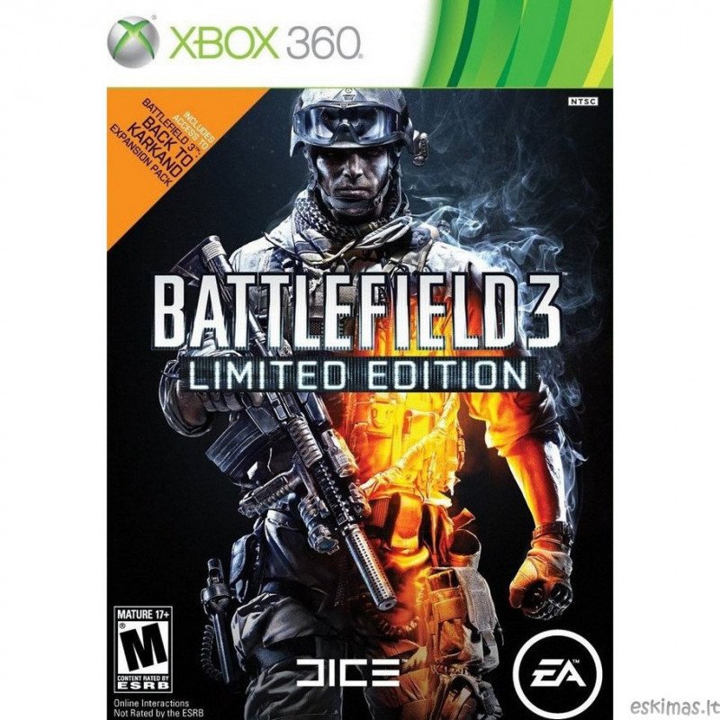 BATTLEFIELD 3 XBOX 360 naudotas