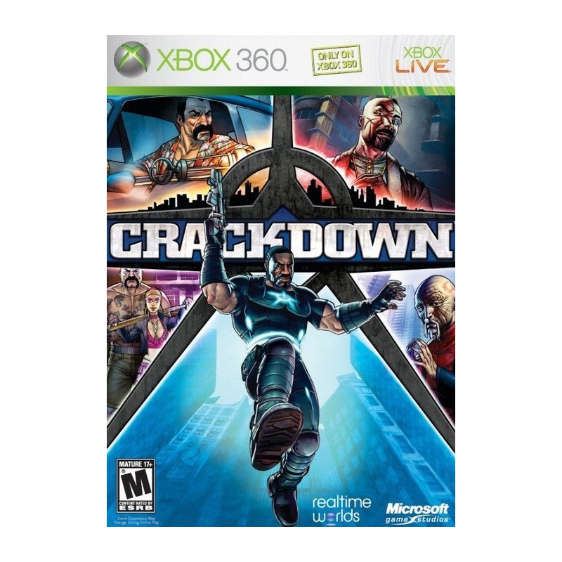 CRACKDOWN XBOX 360 naudotas