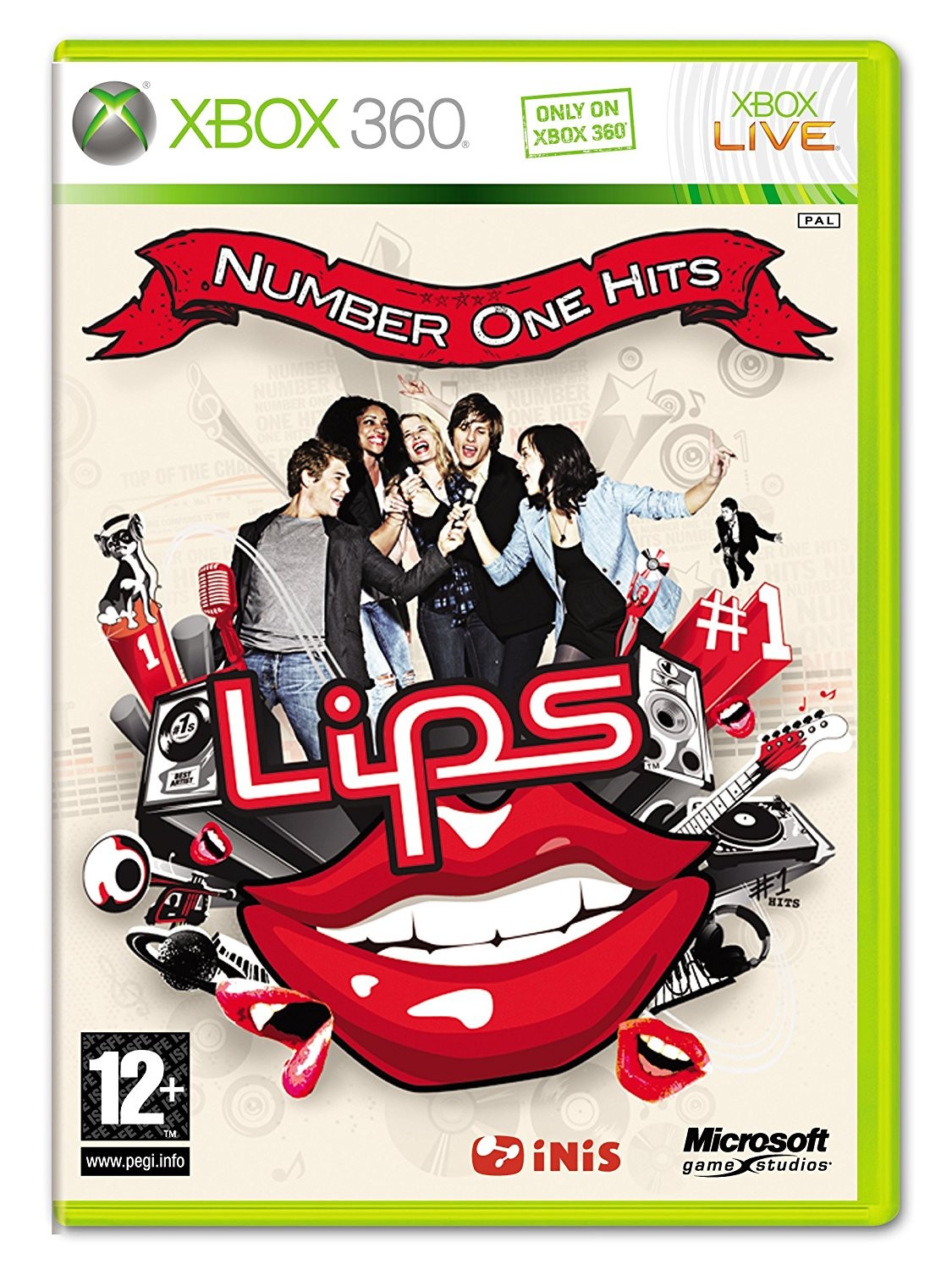 Lips: Number One Hits Xbox 360 [Naudotas]