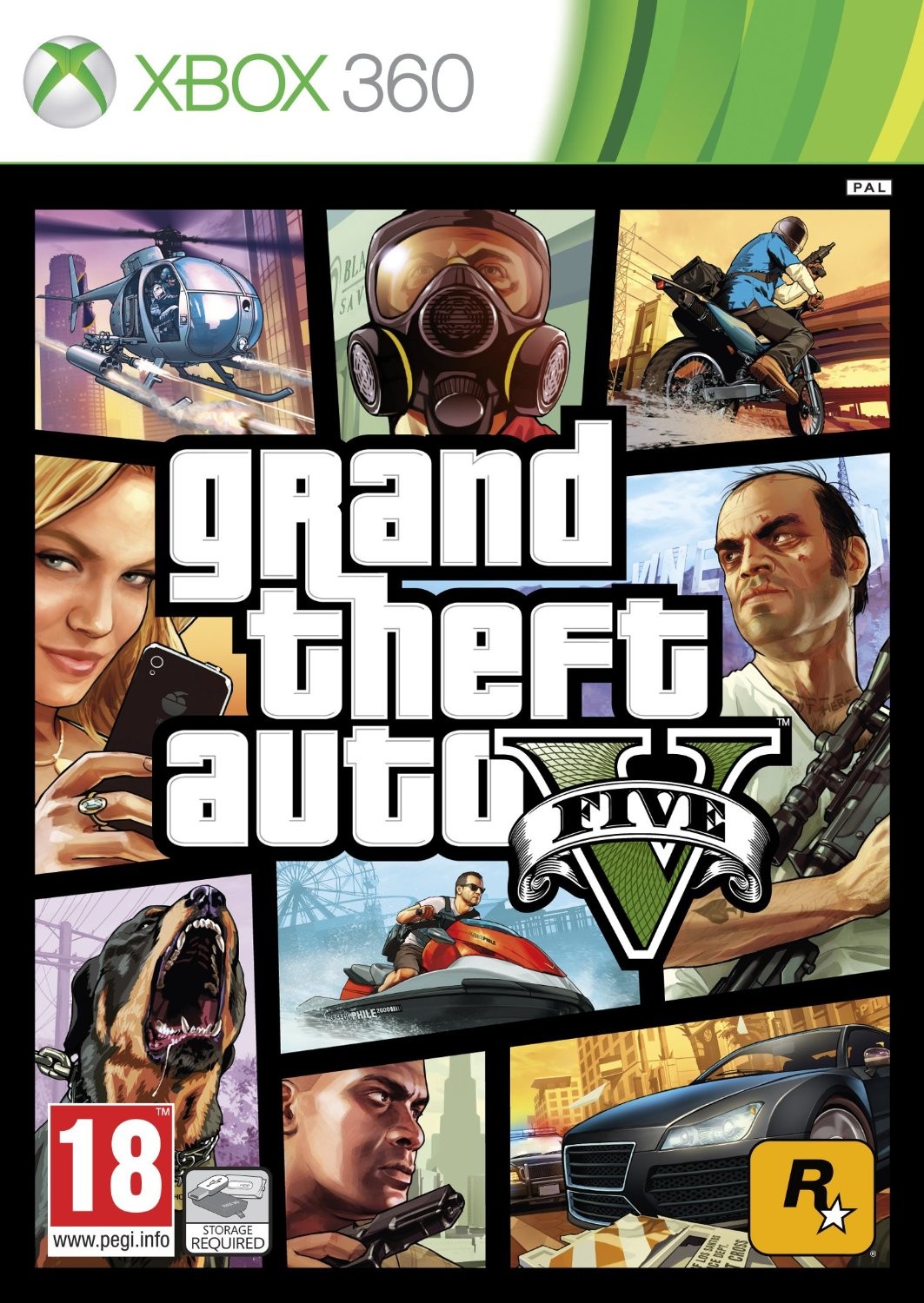 Grand Theft Auto V (GTA 5) Xbox 360 [Naudotas]