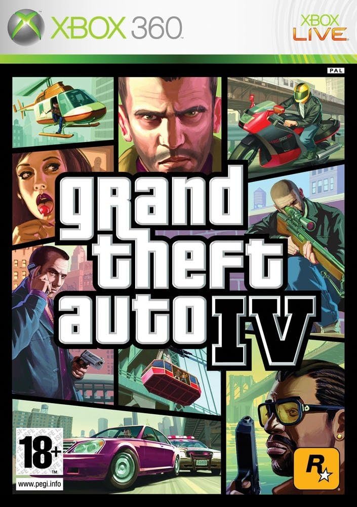 Grand Theft Auto IV (GTA 4) Xbox 360 [Naudotas]