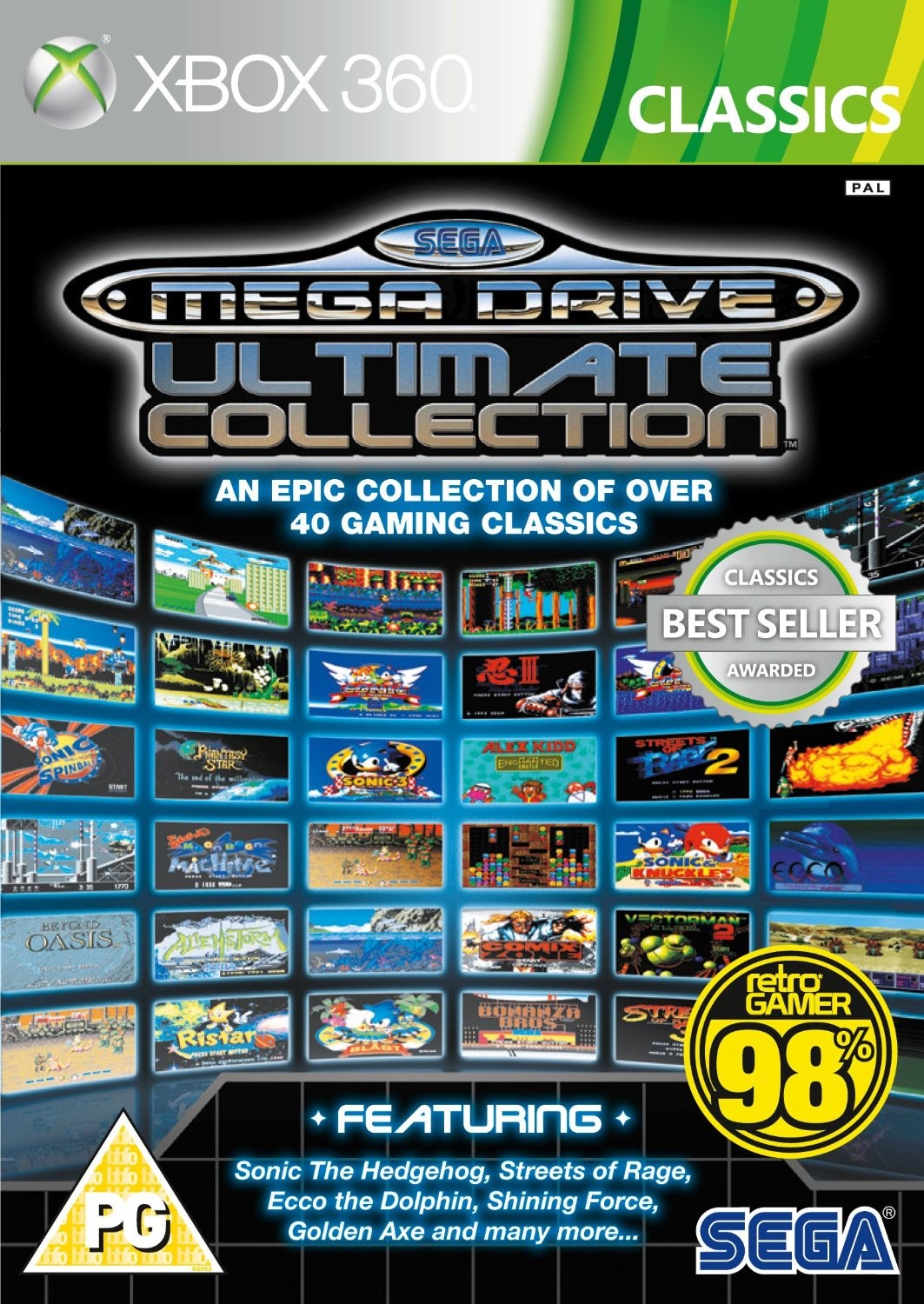 Sega Mega Drive Ultimater Collection Xbox 360 [Naudotas]