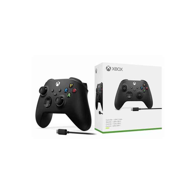 XBOX SERIES S/ X/ ONE PULTELIS CARBON BLACK SU USB-C LAIDU