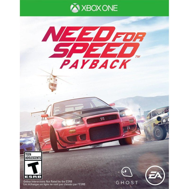 NEED FOR SPEED: PAYBACK XBOX ONE naudotas