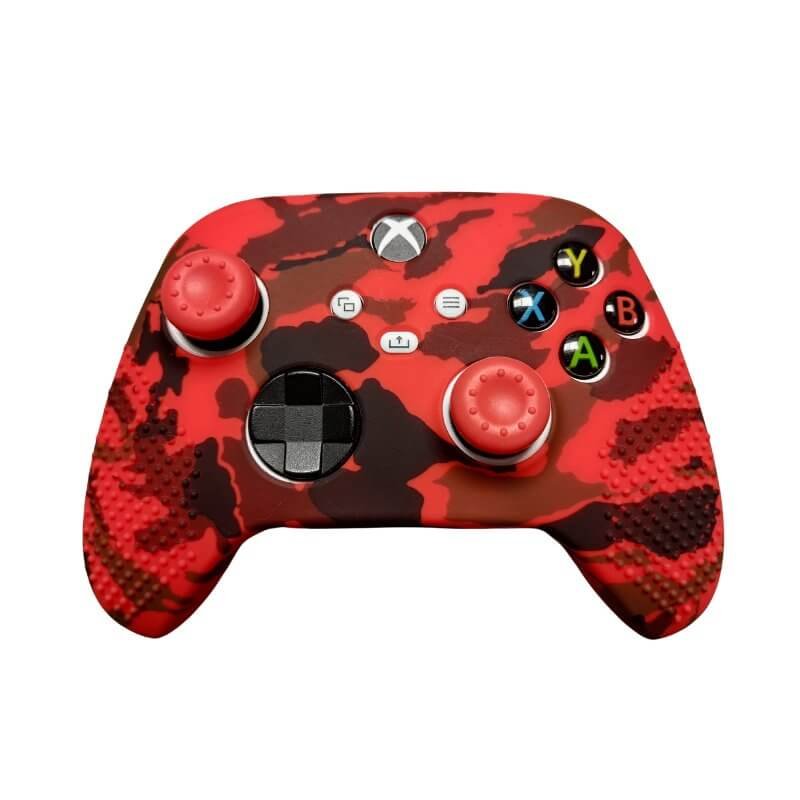 Silikoninė apsauga Xbox Series pulteliui Raudona Camo