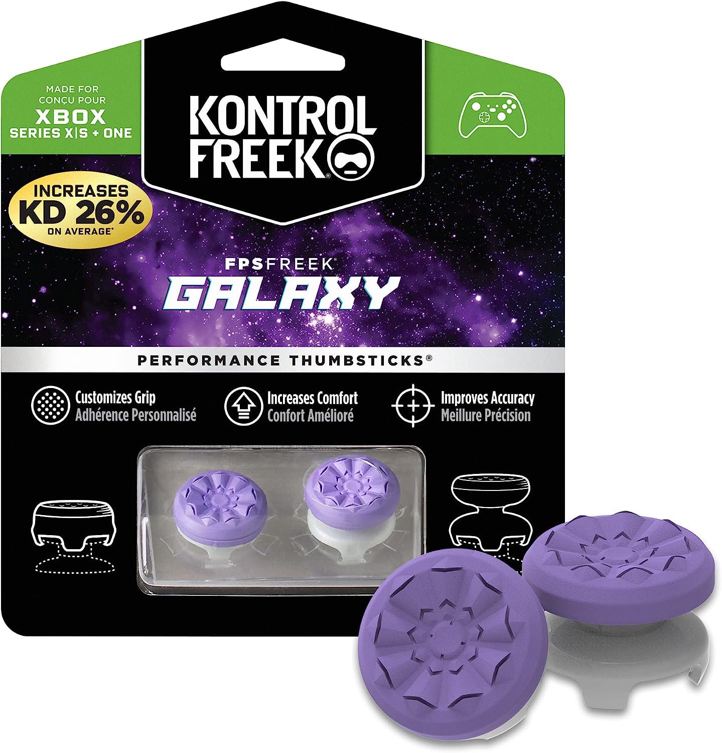 KontrolFreek FPSFreek Galaxy Xbox Violetiniai