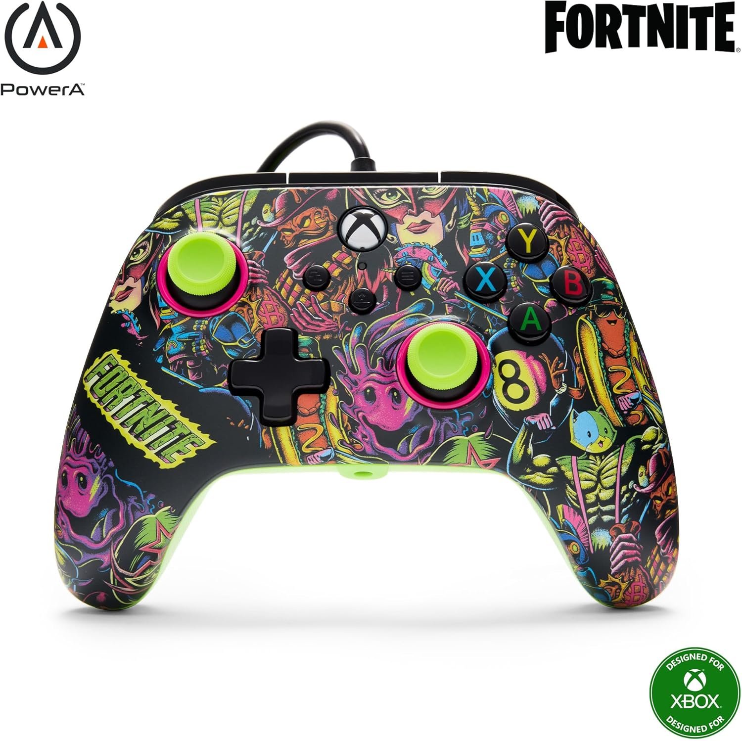 Pultelis laidinis PowerA Advanced Fortnite Glow XBOX One / Xbox Series