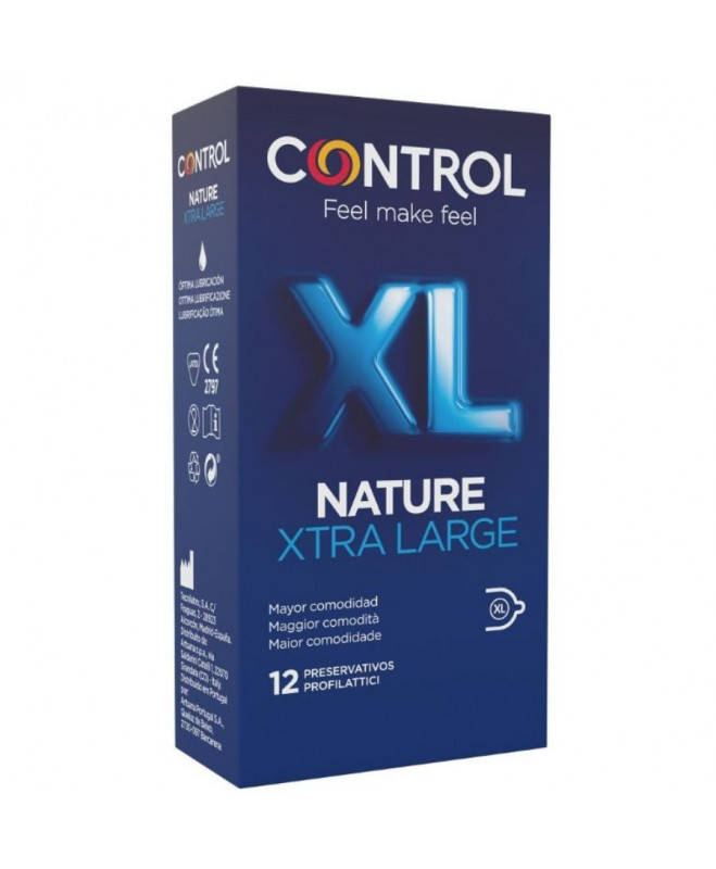 CONTROL ADAPTA NATURE XL CONDOMS 12 UNITS