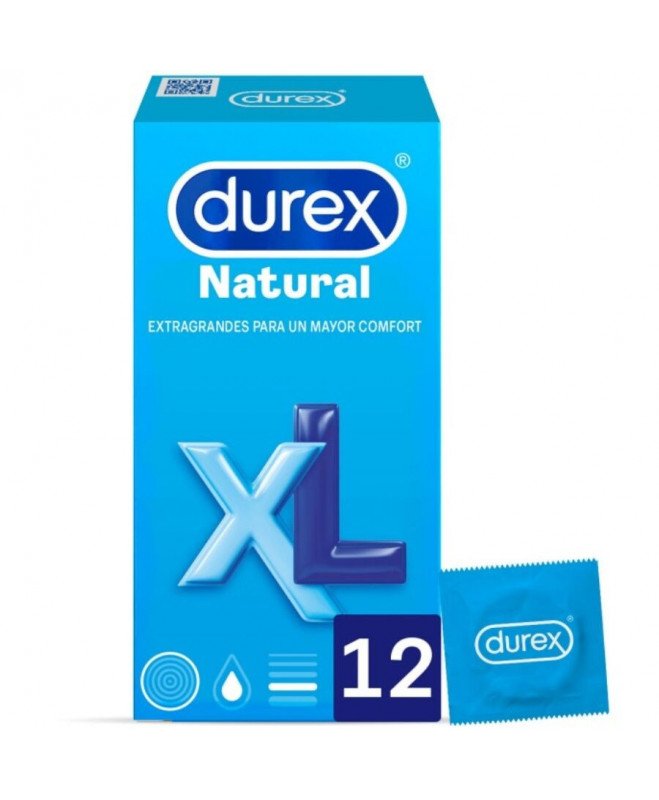 DUREX NATURAL XL 12 UNITS