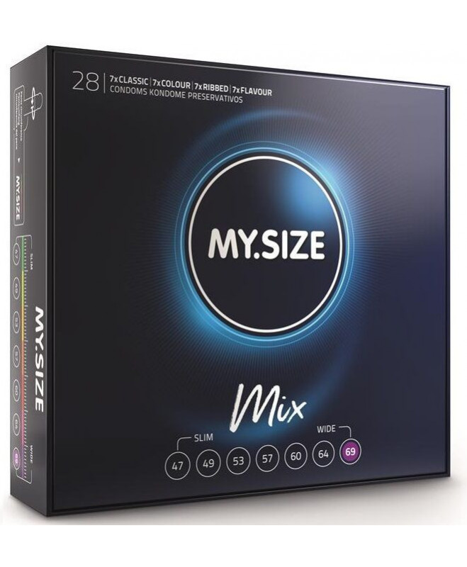 MY SIZE MIX CONDOMS 69 MM 28 UNITS